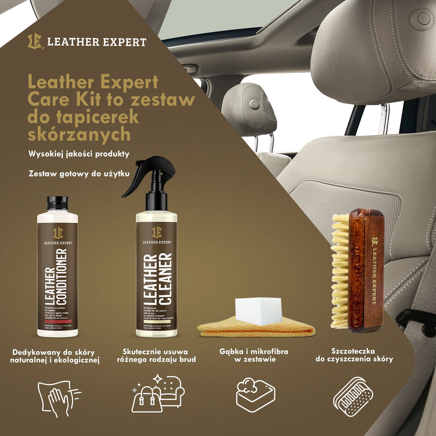 Leather Expert Leather Car Care Kit